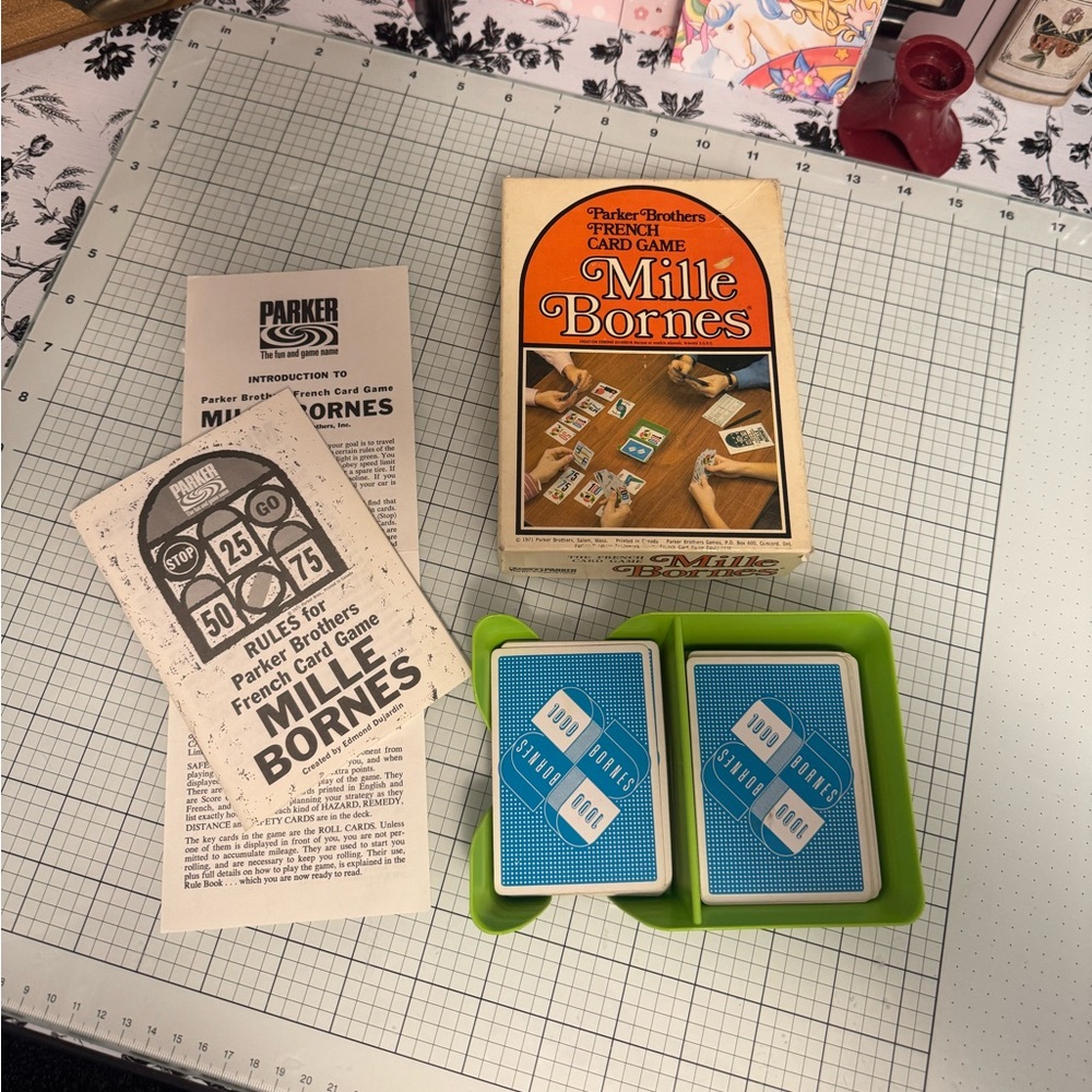 Mille Bornes Card Game by Parker Brothers